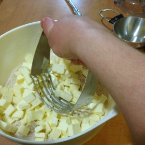 This particular pastry blender did not belong to my Grandmother. It cost about four dollars at a kitchen store.