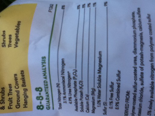 Here is the ballanced ferlitizer I bought. It not only has an equal mix of N-P-K , but also calcium. That's why it's important to read the labels on your fertilizers. There can be extra stuff in there that the NPK number doesn't reveal.