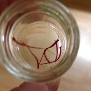 I now have exactly 6 saffron anthers. I can't even describe how they smell.