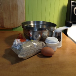 Four ingredients? I can handle that! There are a bunch of seasoning options noted in the recipe but I wanted to go for the basic option on my first try. 