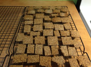 Here they are, baked and ready to munch. This was in Ernestine experiment. 