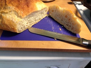 Mr. Food It Yourself suggested this would make really good french toast. I think it would make amazing croutons, also.